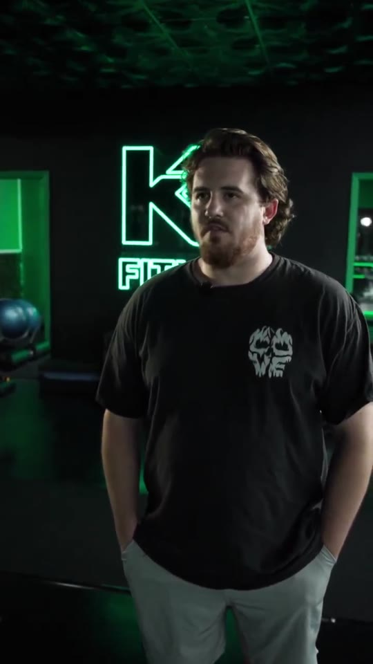 Chris training at KB Fitness